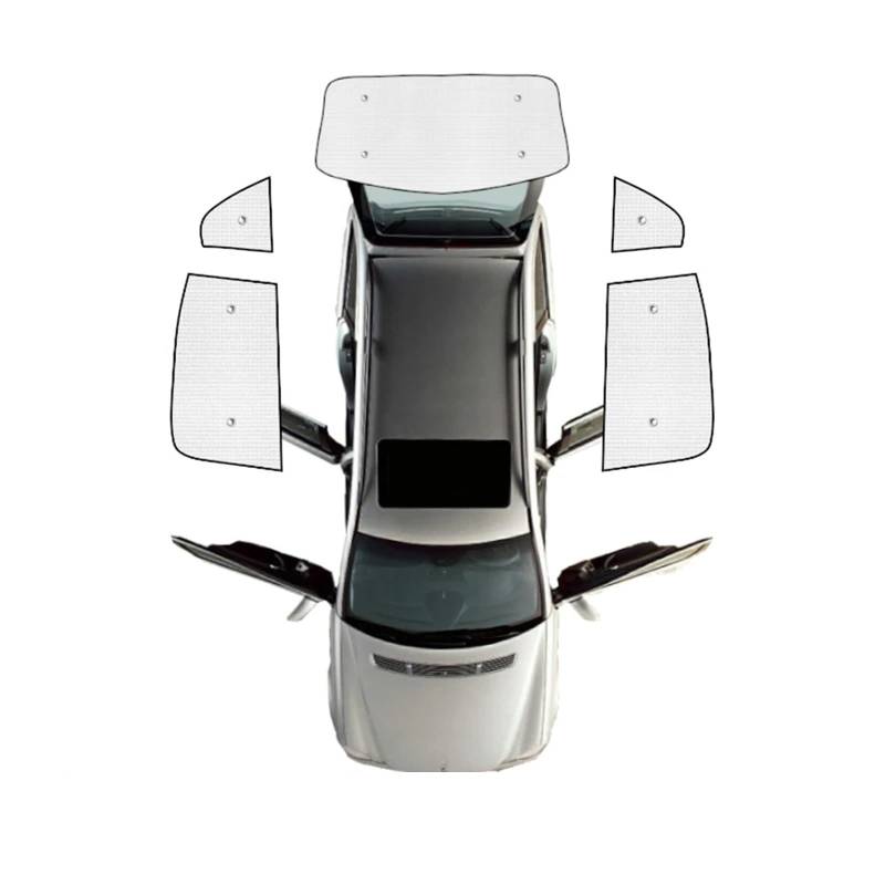 Sonnenschutz Vorhang Für Subaru Für Forester SK Mk5 2018-2023 Vollständige Abdeckungen Sonnenschirme Windschutzscheibe Windows Visier Auto Zubehör Auto Fenster Sonnenschutz(Rear sunshades) von HLJNLVBN