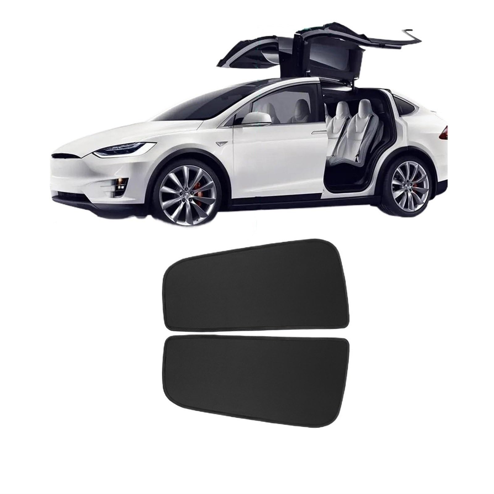 Sonnenschutz Vorhang Für Tesla Für Modell X 2023 2024 Dachfenster Rollo Shading Net Glas Dach Dachfenster Sonnenschirm UV Schutz Sonnenschutz Auto Fenster Sonnenschutz(MX-GA33L-D) von HLJNLVBN