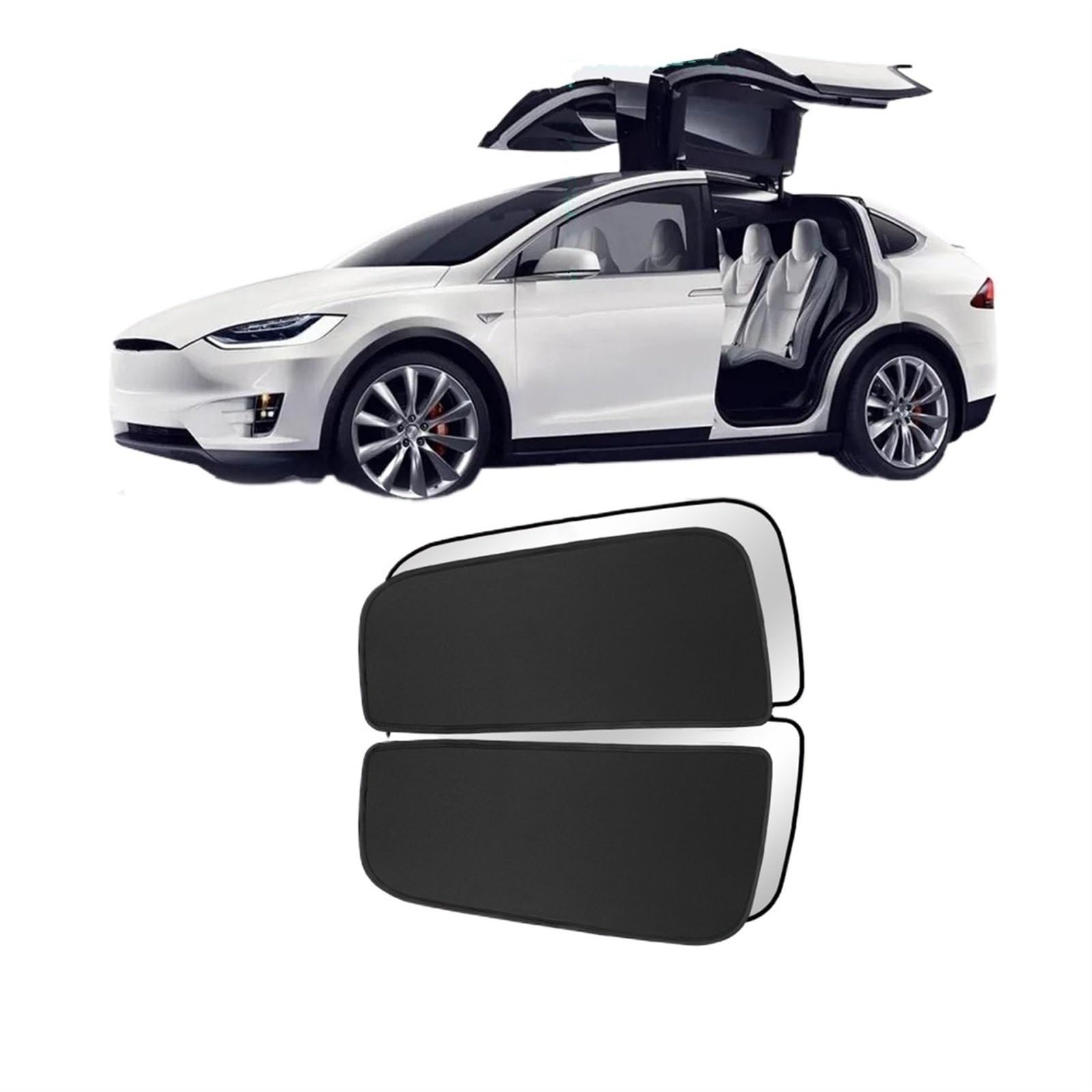 Sonnenschutz Vorhang Für Tesla Für Modell X 2023 2024 Dachfenster Rollo Shading Net Glas Dach Dachfenster Sonnenschirm UV Schutz Sonnenschutz Auto Fenster Sonnenschutz(MX-GA33L-DIS) von HLJNLVBN