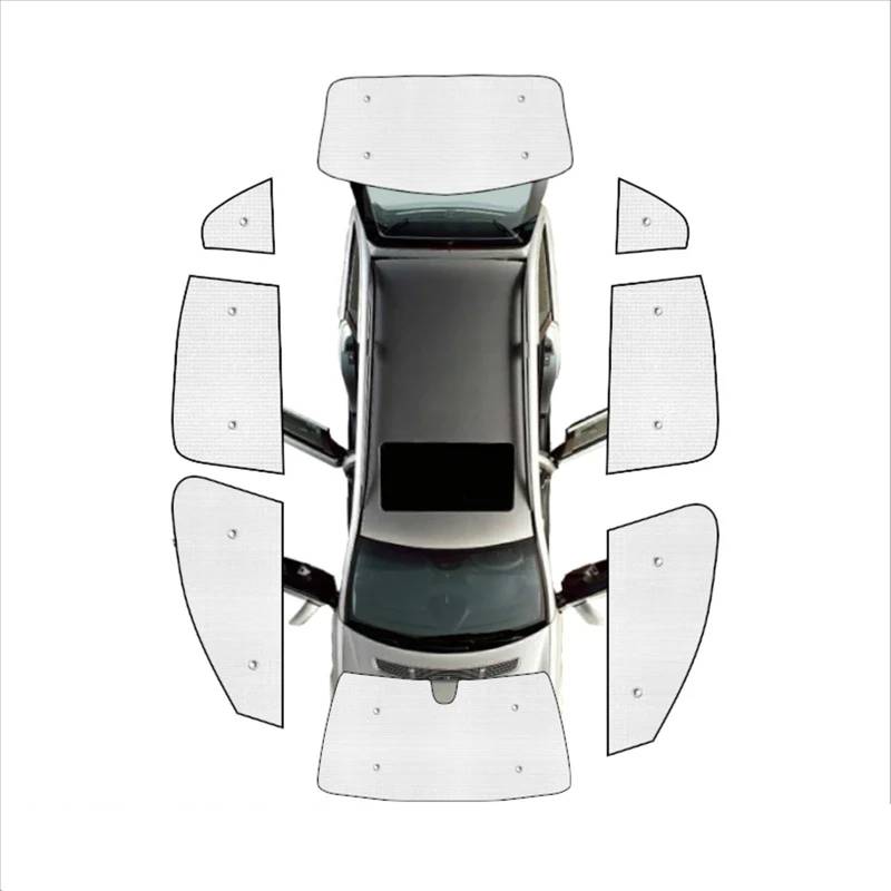 Sonnenschutz Vorhang Vollständige Abdeckung Sonnenschirme Sun Protecti Windschutzscheibe Matte Hinten Fenster Visier Vorhang Auto Für Nissan Für Altima L34 SR 2019-2023 Auto Fenster Sonnenschutz(All S von HLJNLVBN
