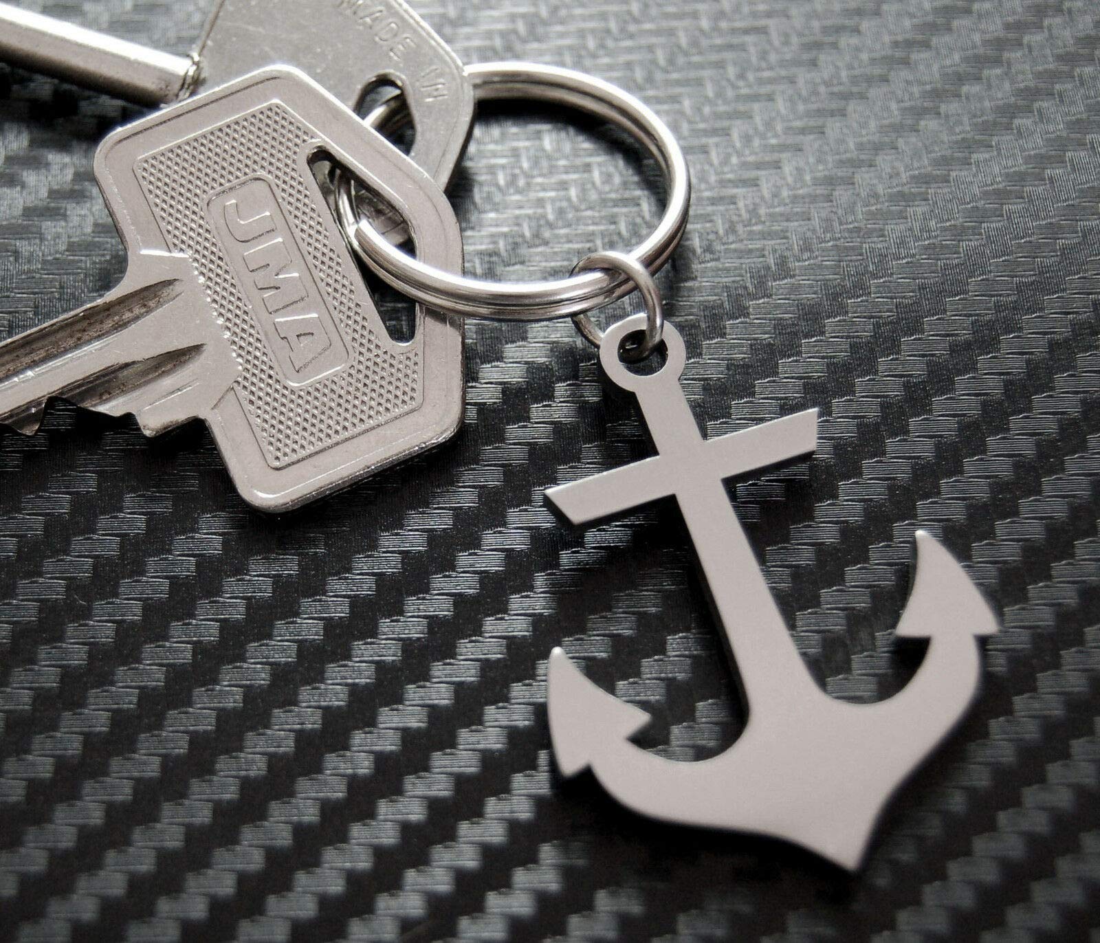 HMG Design Anker Gebürsteter Edelstahl Schlüsselanhänger mit Geschenkbeutel HMG Design Anker Gebürsteter Edelstahl Schlüsselanhänger mit Geschenkbeutel von HMG Design