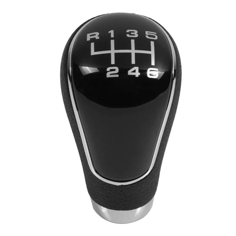 Schaltknaufkopf Automatik Für Mazda 2/3/323/6/3 BK 2004 2005 2006 2007 2008 2009 2010 2011 2012 Schaltknauf Hebel Shifter Kopf Auto Styling Zubehör Schaltknauf Knauf(6 Speed Black) von HMGWLCGH