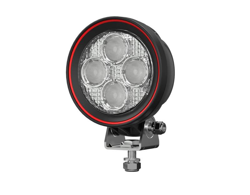 HMH Weldex LED Arbeitsscheinwerfer Rückfahrscheinwerfer rund 20W 60 Grad 1700 Lumen kaltweiss IP69K 12V 24V ECE R10 & ECE R23 Aluminium Druckguss WDWL-1R20DT60 (WDWL-1R20W60) von HMH