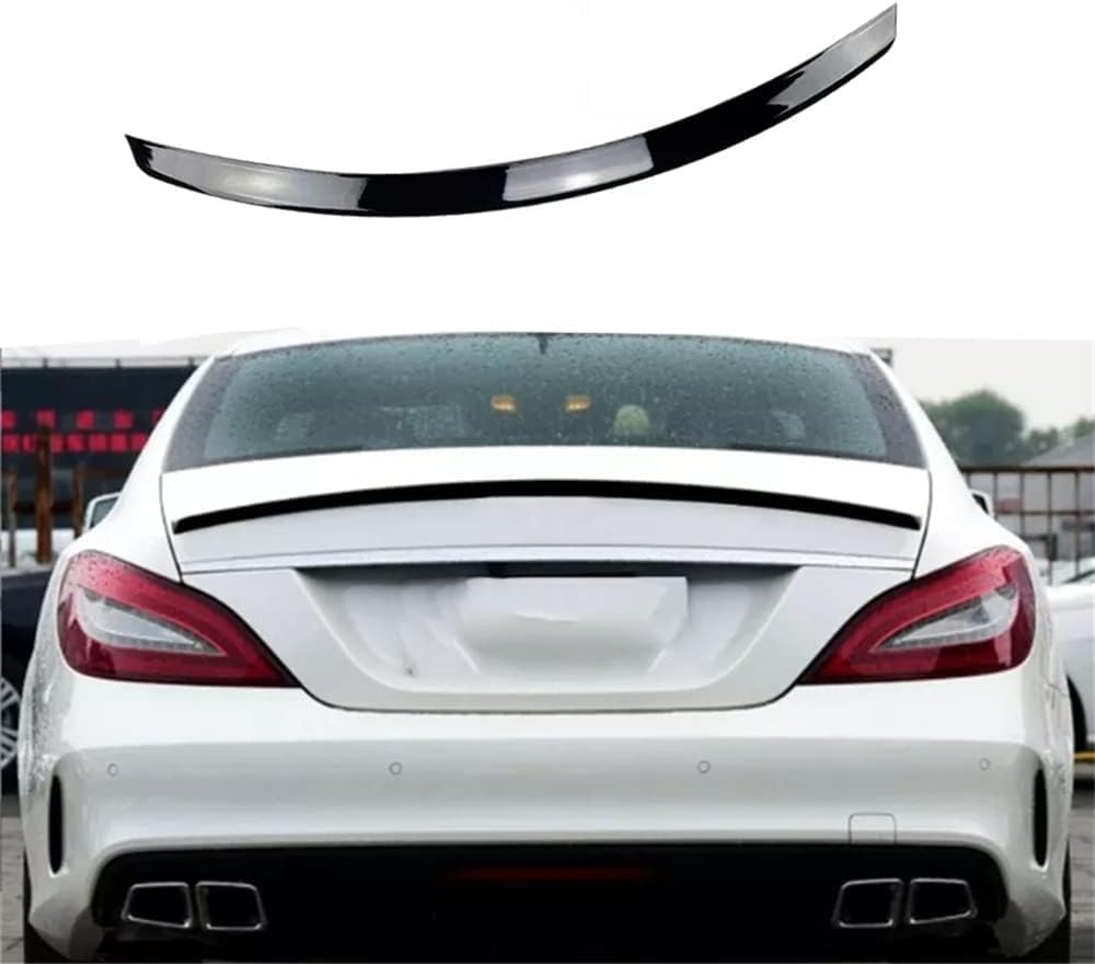 1 Pcs Auto Heckspoiler Spoiler für Mercedes CLS Class W218 Spoiler CLS 63 Upgrade 2012-2018, Kratzfeste Dauerhaft Kofferraum Spoiler Kofferraum Spoiler Wing Lip von HMLTD