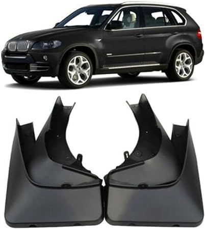 4 Stück Auto-Schmutzfänger Für BMW X5 E70 2007-2013, vorne und hinten wasserdicht Spritzschutz Kotflügel-Zubehör von HMLTD