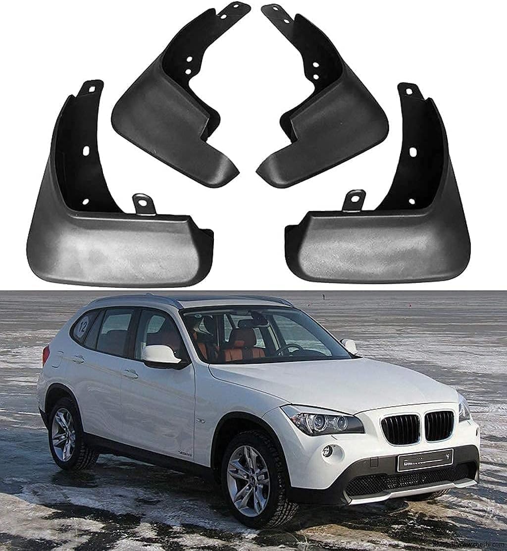 4 Stück Schmutzfänger Für BMW X1 E84 2010-2015, Auto-Spritzschutz, kein Bohren Löchern erforderlich Schmutzfänger von HMLTD