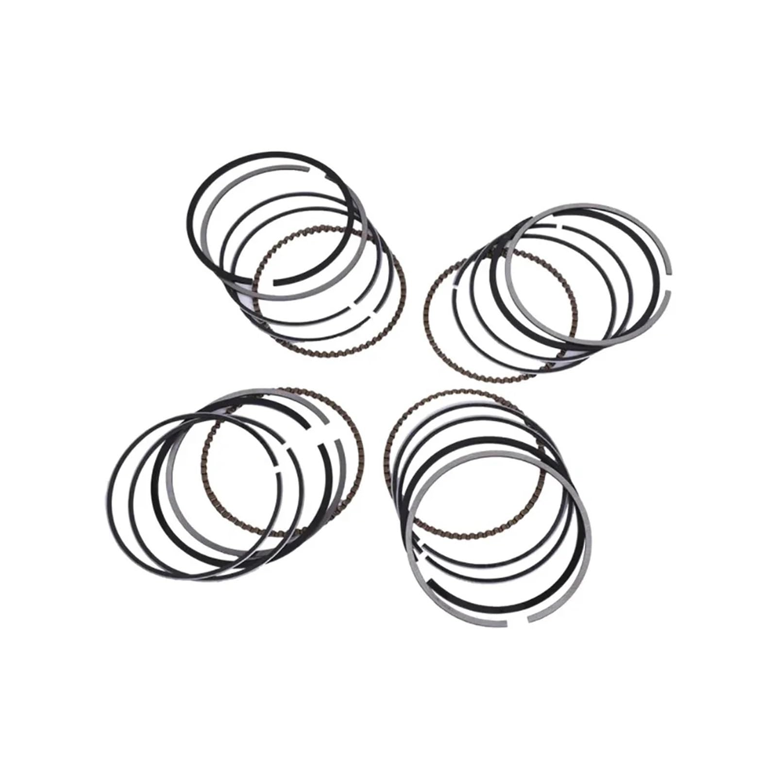 1/4 Set 57 mm 400 cc Motorrad Motor Zylinder Kolbenringe Kit for ZXR400 1989–1996 ZX-4 F3 1988 ZXR 400 ZX4 Ring Set(4pcs) von HMLZSJ