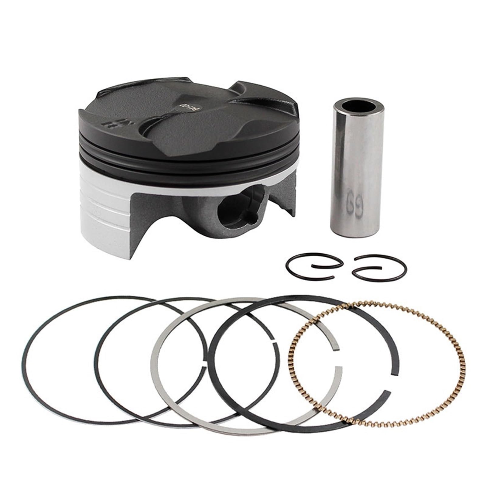 1Set Motorradzubehör Zylinder STD ~ + 100 Größe 67 67,5 68mm Kolbenringe Full Kit for CBR600 F5 2003-2006(1 Set 68mm) von HMLZSJ