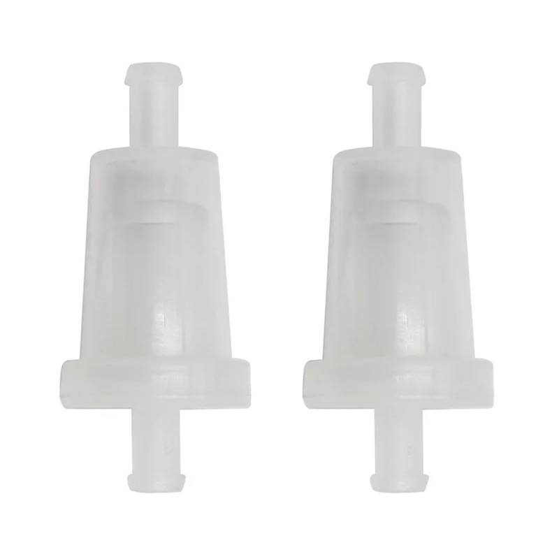 2 stücke & 5 stücke Motorrad Benzin Gas Kraftstoff Benzin Öl Filter for Moped Roller 9mm Benzin Rohr ATV Go kart(2pcs) von HMLZSJ