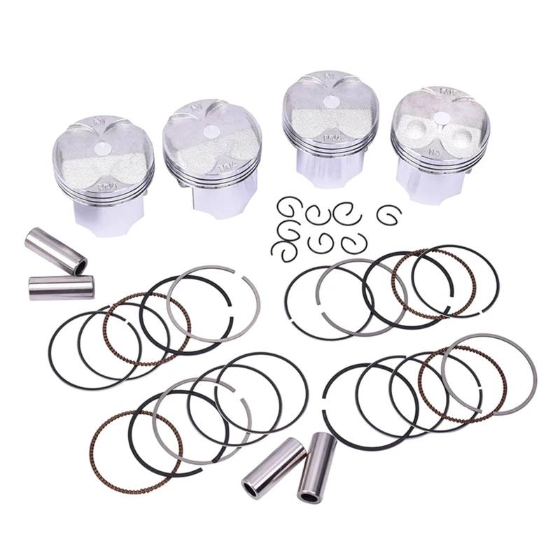 4 STÜCKE STD Größe 55,5mm Pin 14mm Motorrad Motor Kolbenringe set for CB400 VTEC 2000-2022 CBR400 NC29 90-95 von HMLZSJ