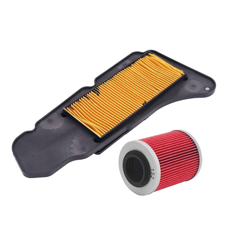 Motorrad Luftfilter & Ölfilter for YP400 Majesty 2004-2014 YP400R YP400RA 2013-2020 5RU-14451-30 YP 400 R(AirFilter Oil Filter) von HMLZSJ