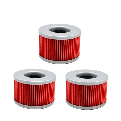 Motorrad Teile Ölfilter for VTR250 VT250 CB450SG CMX450C GL650 CX650T CBX550 CB450SC CB450NF CB250 CX500C GL650I(3Pcs Oil Filter) von HMLZSJ