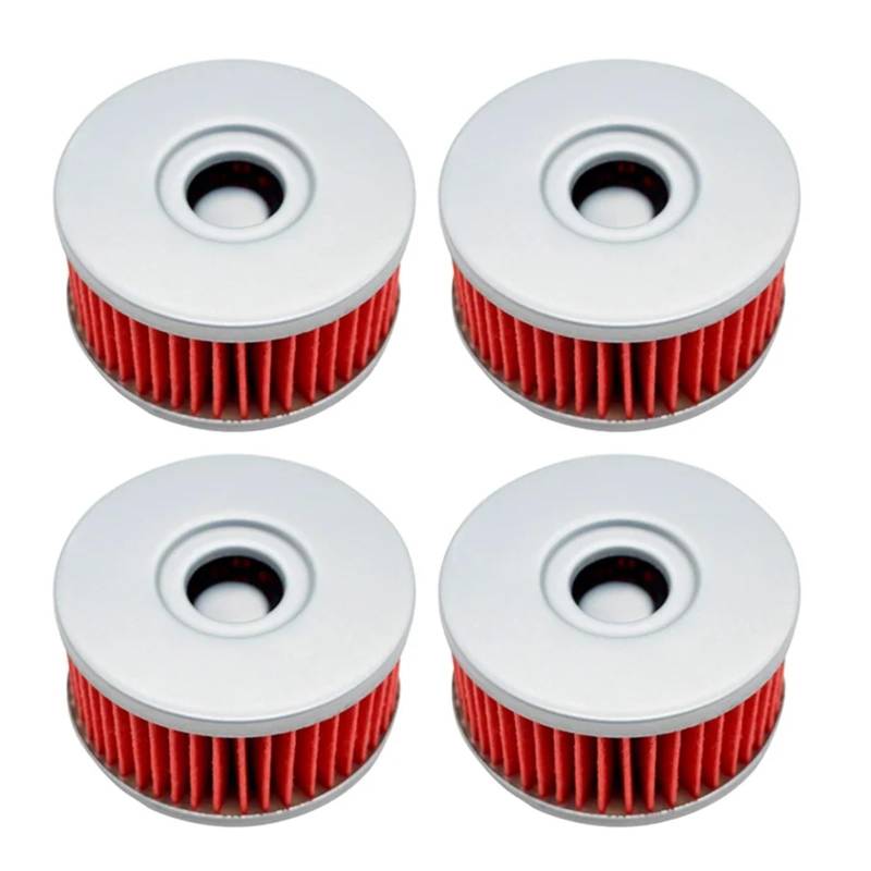 Motorradteile Ölgitterfilter for GN250 GN400 GZ250 MARAUDER SG350 SP250 SP400T VL125LC Vl250LC TU250X(4 Pcs) von HMLZSJ