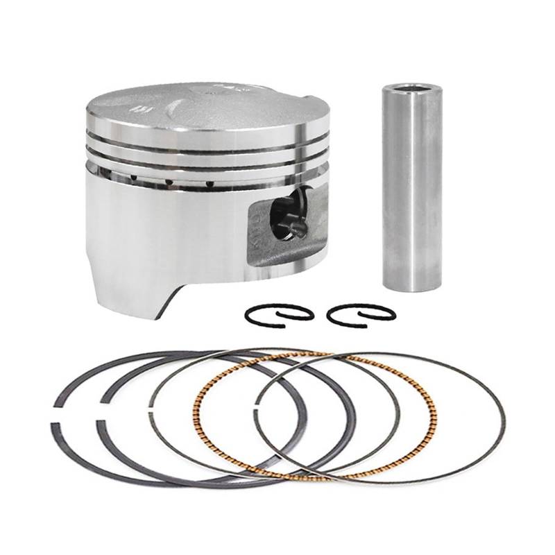 Motorradzubehör Zylinder STD ~ + 100 Größe 64 64,50 64,75 65 mm Kolbenringe Full Kit for VLS400 VLX400 NV400(1 Set 64mm) von HMLZSJ