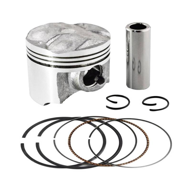 Motorradzubehör Zylinder STD ~ + 50 Größe 48 48,25 48,5 mm Kolbenringe Full Kit for FZR250RR 3LN ZEAL250(1 Set 48.50mm) von HMLZSJ