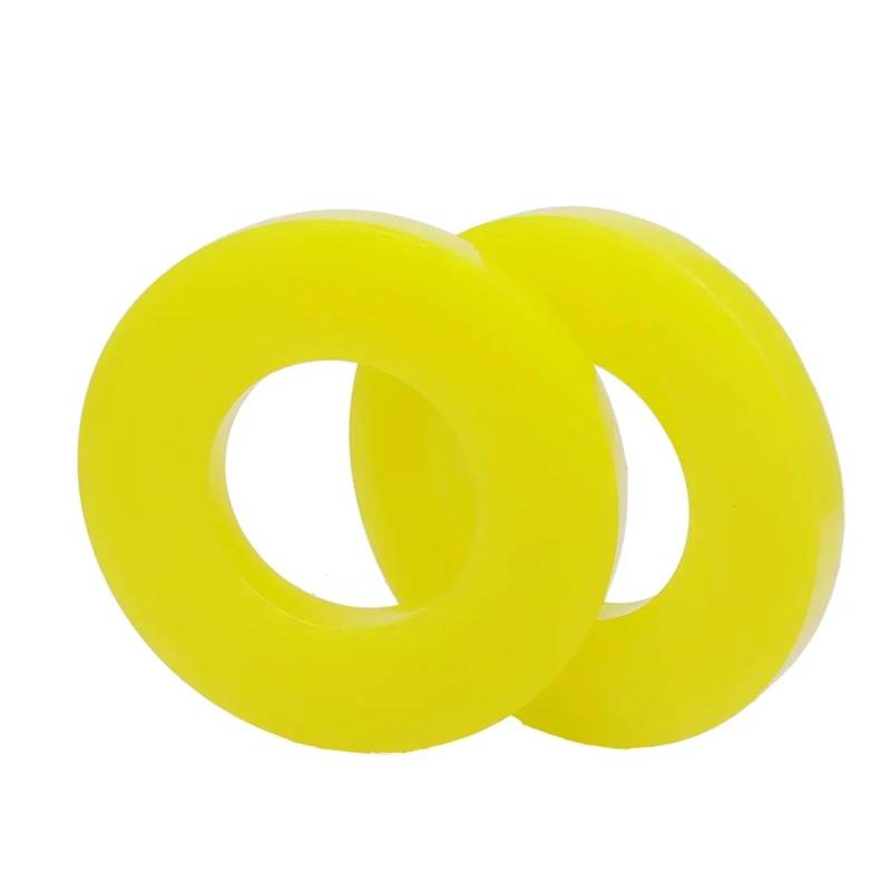 Shuogoufeng Store 2PCS Automotive Universal Sound Deadening Pad Stoßdämpfer Top Mount Turm Gummi Buchse Suspension Schock Lager Stück(2pc-yellow) von HMLZSJ