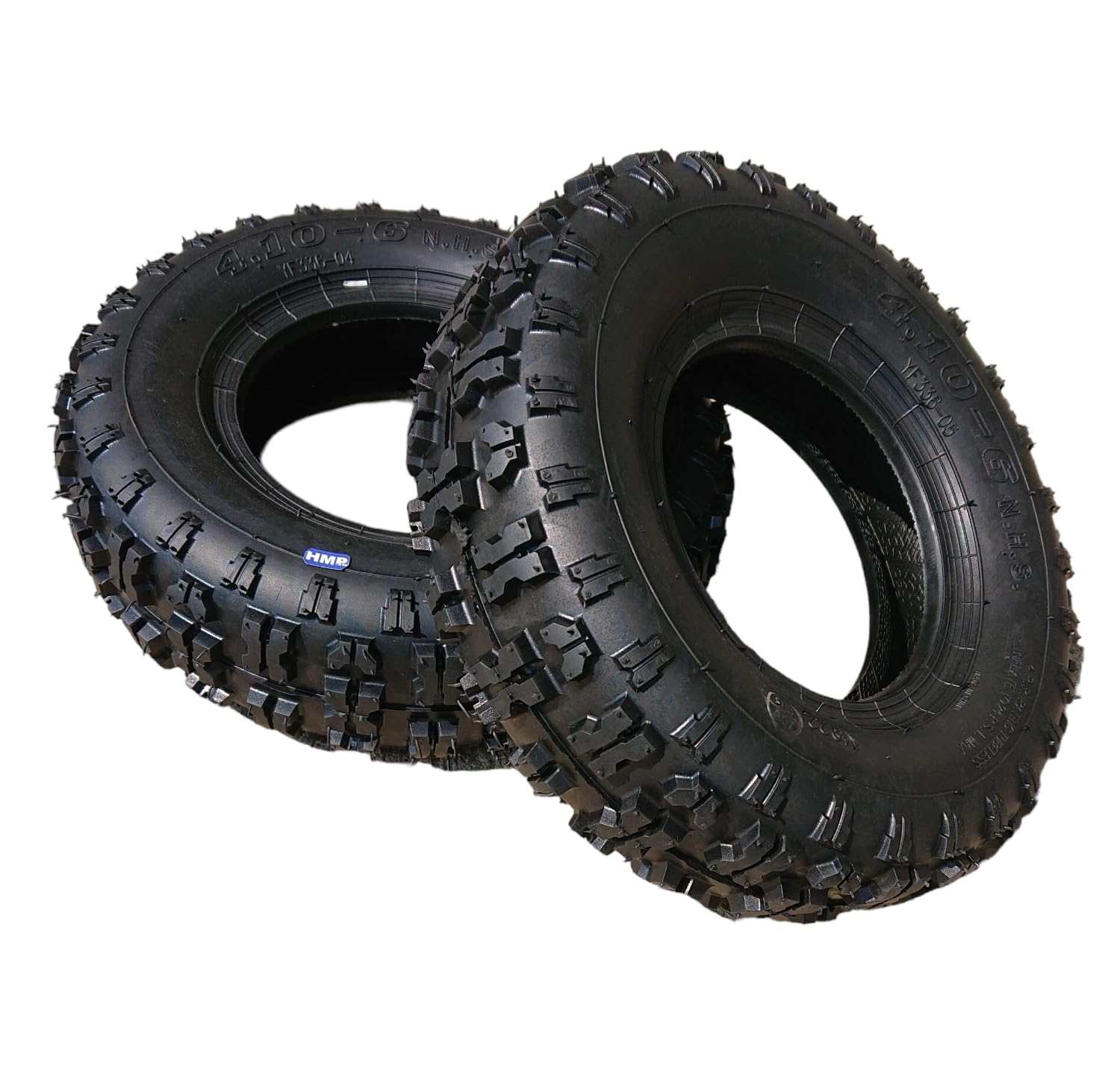 HMParts 2 x Reifen 4.10-6 Kinderquad Schneeräumer Aufsitzmäher Rasentraktor HMParts 2 x Reifen 4.10-6 Kinderquad Schneeräumer Aufsitzmäher Rasentraktor von HMParts