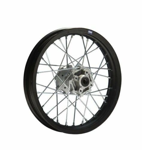 HMParts Alu Felge 16 Zoll hinten Schwarz XB31 Typ 31 Eloxiert Geeignet für Dirt Bike, Pit Bike, XMOTOS, MotoCross von HMParts