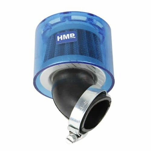 HMParts DirtBike/PitBike/Quad Performance Luftfilter 42 mm / 45° mit Spritzschutz von HMParts