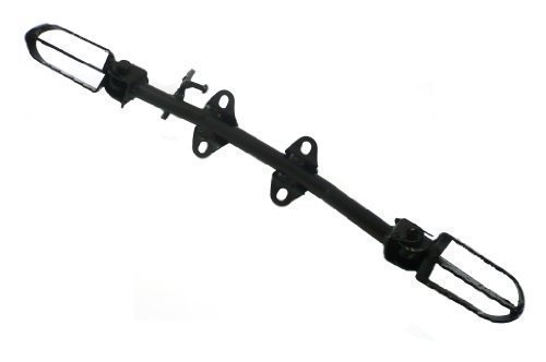 HMParts Pit Bike Fußrastenanlage Universelle Passform Schwarz Vorder/Hinter für Dirtbike von HMParts