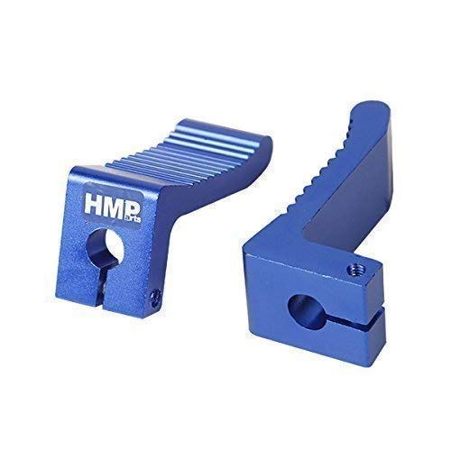 HMParts Pocket Bike Alu Fussraster/Fussrasten Typ6 (blau) von HMParts