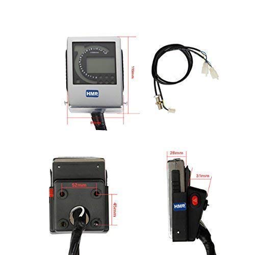 HMParts Quad/ATV/Buggy Jinling Tacho Typ 5 SILBER von HMParts