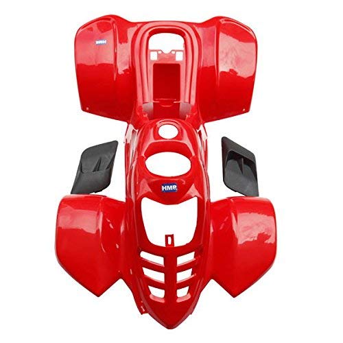 HMParts Quad ATV Kinderquad 50-110 CCM Plastik Set rot von HMParts