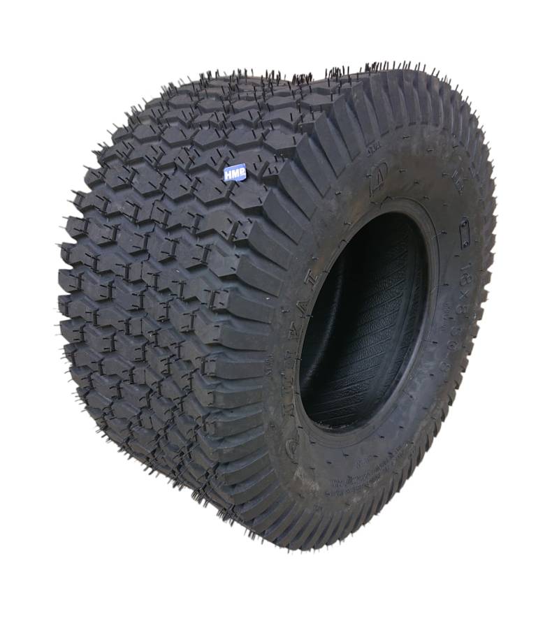 HMParts Reifen 18x8.50-8 4PR für Rasenprofil Rasentraktor Aufsitzmäher Schneeräumer Quad von HMParts