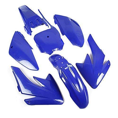 HMParts Verkleidung Set Dirt Bike Pit Bike CRF 70 - Style Typ 6 blau von HMParts