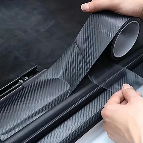 Auto Einstiegsleisten Aufkleber für Citroen DS7 2018-2023, Autokantenschutzleiste Auto Einstiegsleisten Schutz Kantenschutz Autotür, 10cm×5m,Carbon Fiber Auto Einstiegsleisten Aufkleber für Citroen DS7 2018-2023, Autokantenschutzleiste Auto Einstiegsleisten Schutz Kantenschutz Autotür, 10cm×5m,Carbon Fiber von HMYOUXUAN