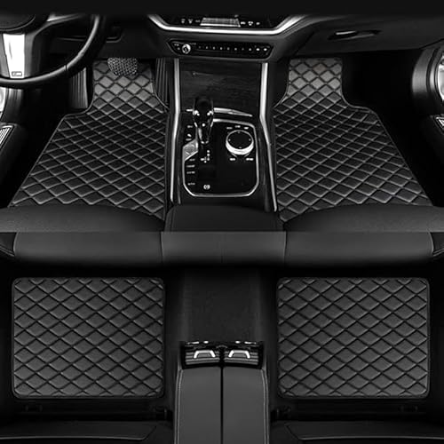 Autofussmatten für VW T-ROC 2021 2022 2023 2024, PU-Leder Auto Fussmatten Automatten Zubehör Allwetter,Half Enclosed-Black Autofussmatten für VW T-ROC 2021 2022 2023 2024, PU-Leder Auto Fussmatten Automatten Zubehör Allwetter,Half Enclosed-Black von HMYOUXUAN