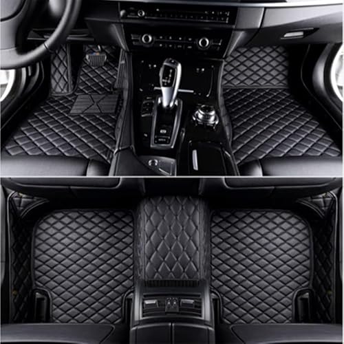 Autofussmatten für VW Touran Cross Typ 1T/GP ab Bj. 2007-2010, PU-Leder Auto Fussmatten Automatten Zubehör Allwetter,Fully Enclosed-Black Autofussmatten für VW Touran Cross Typ 1T/GP ab Bj. 2007-2010, PU-Leder Auto Fussmatten Automatten Zubehör Allwetter,Fully Enclosed-Black von HMYOUXUAN
