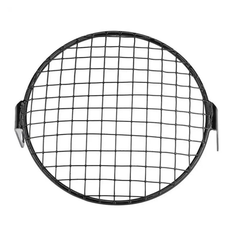 Scheinwerfer Abdeckschutz Protector 6,5 Zoll Motorrad Universal Scheinwerferschutz Grill Licht Lampenabdeckung Chopper von HNQTVJLY