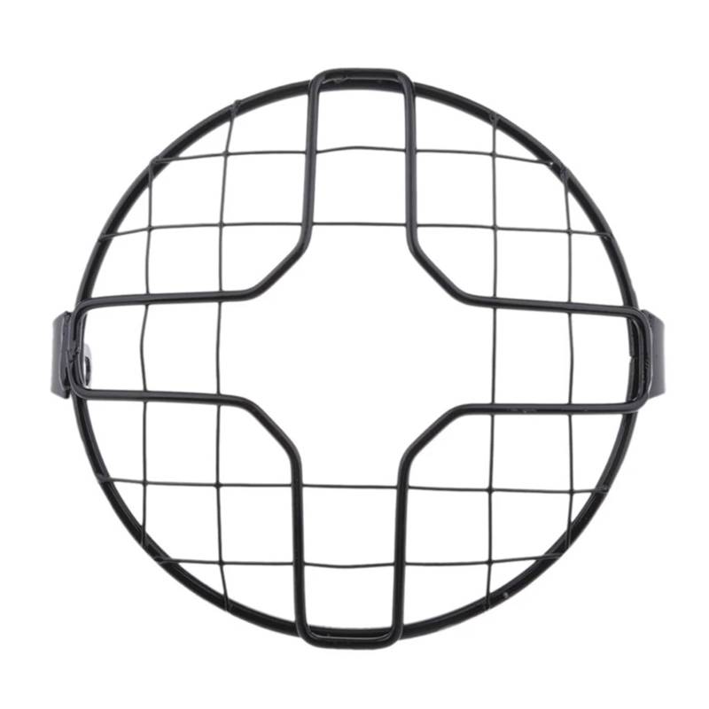 Scheinwerfer Abdeckschutz Protector 652F Verbesserter Motorrad-Scheinwerferschutz, Anti-Stoß-Schutz, Kühlergrill-Abdeckung, Lampenschirm, Aluminiumlegierung, Lichthalterung von HNQTVJLY