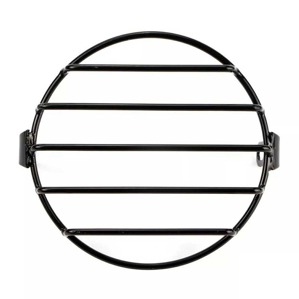 Scheinwerfer Abdeckschutz Protector 7 Zoll Motorrad Universal Vintage Scheinwerferschutz Grill Licht Lampenabdeckung Motorrad Modifizierter Metallgeflecht Lampenschirm Scheinwerfer Abdeckschutz Protector 7 Zoll Motorrad Universal Vintage Scheinwerferschutz Grill Licht Lampenabdeckung Motorrad Modifizierter Metallgeflecht Lampenschirm von HNQTVJLY