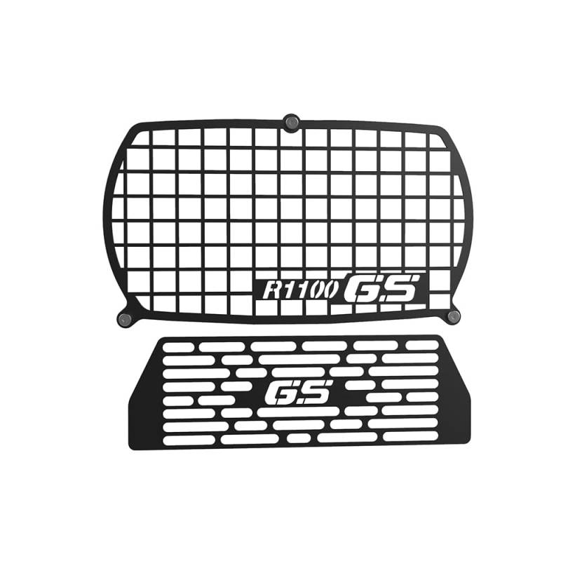 Scheinwerfer Abdeckschutz Protector Für BM&W R1100GS R 1100 GS/gs 1994-1999 Motorrad-Scheinwerferschutzgitter-Schutzabdeckung und Kühlerkühler-Schutzgitter-Set von HNQTVJLY