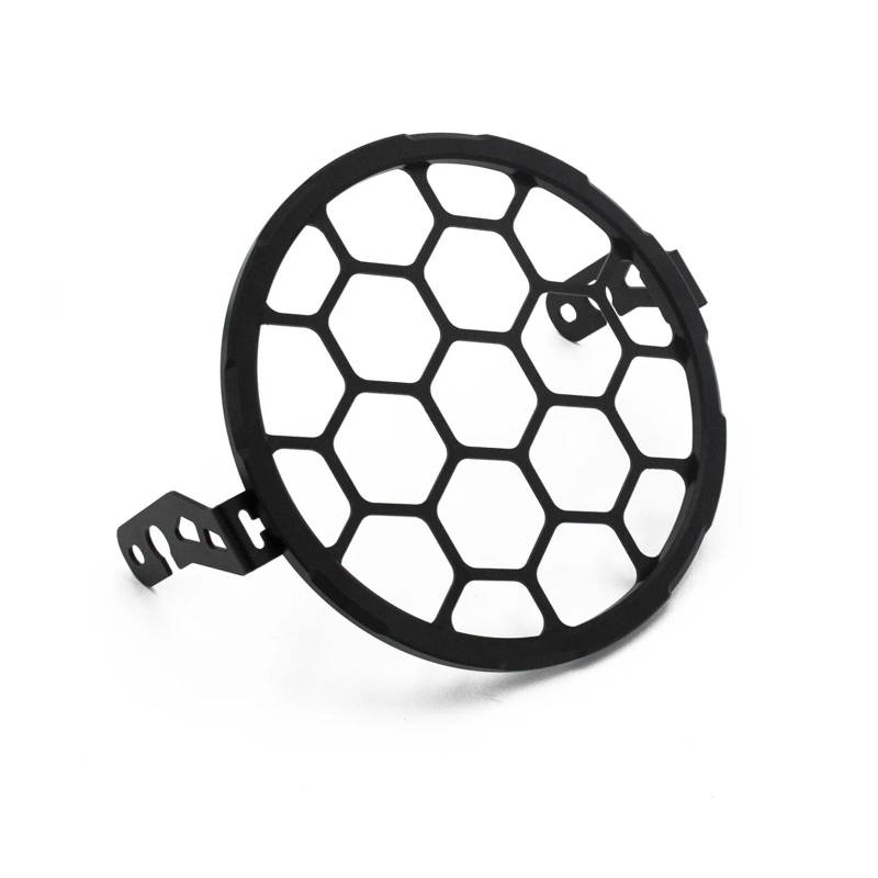 Scheinwerfer Abdeckschutz Protector Für KOVO Motorrad Mesh Scheinwerfer Schutz Halterung Aluminium Metall Kühlergrill Maske Abdeckung Schutz Chrom Angepasst von HNQTVJLY