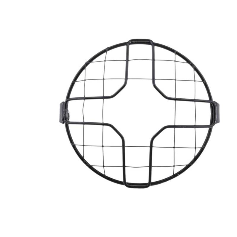 Scheinwerfer Abdeckschutz Protector Motorrad-Scheinwerfergrill-Abdeckung, Universal, 6,5 Zoll, Motorrad-Scheinwerfer Für Cruiser, Schwarze Metallgitter-Gitterabdeckungen von HNQTVJLY