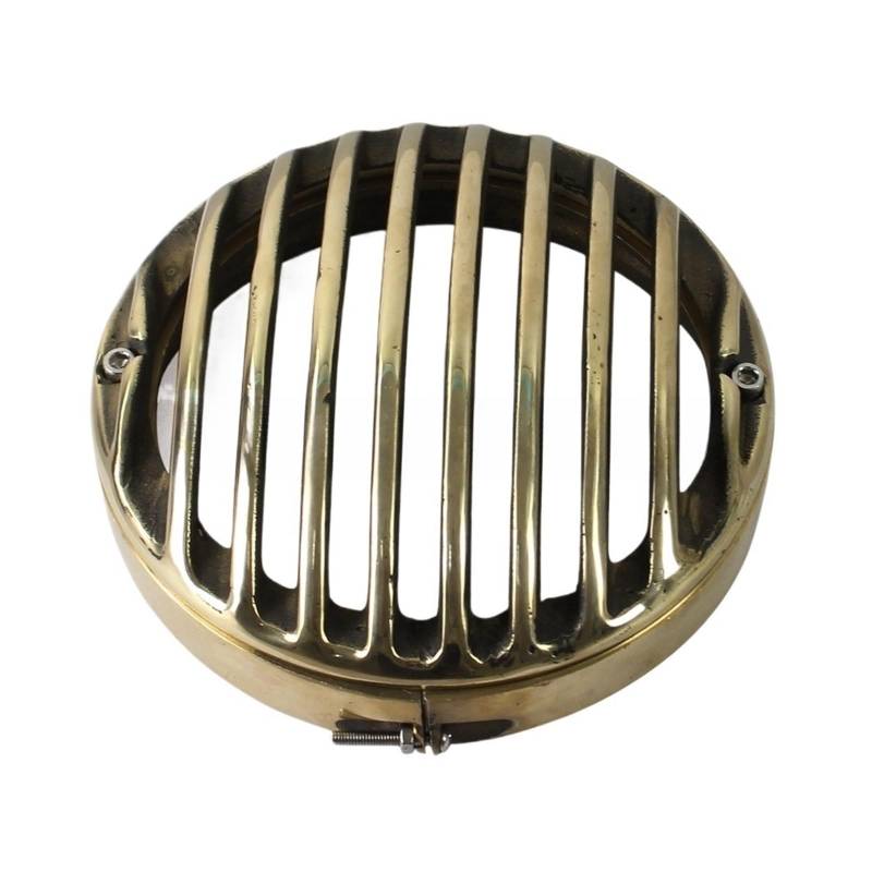 Scheinwerfer Abdeckschutz Protector MotorradScheinwerferGrillschutz, 11,4 cm (5,75 Zoll) Scheinwerferabdeckung, Schutz für Har&Ley Sportster Softail Dyna von HNQTVJLY
