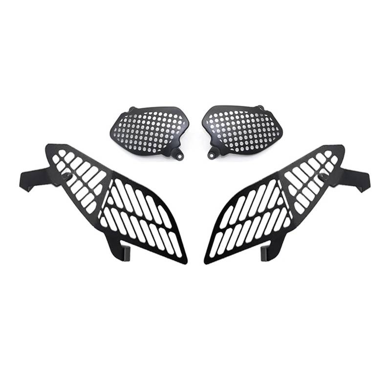 Scheinwerfer Abdeckschutz Protector Schwarzer Scheinwerferschutz Für Yam&aha Tracer 9 Tracer9 GT 2021 2023, Motorrad-Kopflichtschutz-Grillabdeckung von HNQTVJLY
