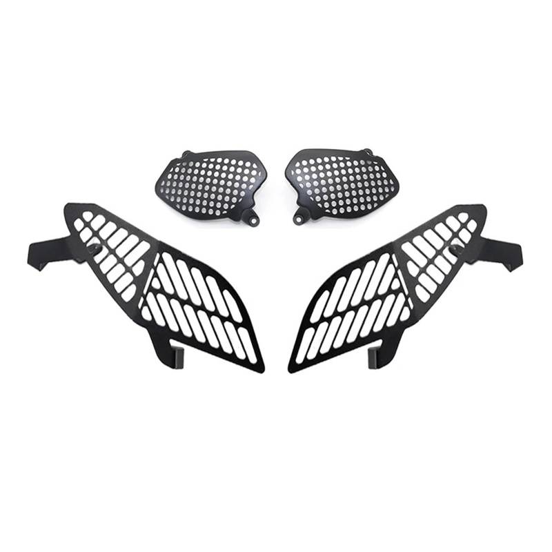 Scheinwerfer Abdeckschutz Protector Schwarzer Scheinwerferschutz Für Yam&aha Tracer 9 Tracer9 GT 2021 2023, Motorrad-Kopflichtschutz-Grillabdeckung von HNQTVJLY