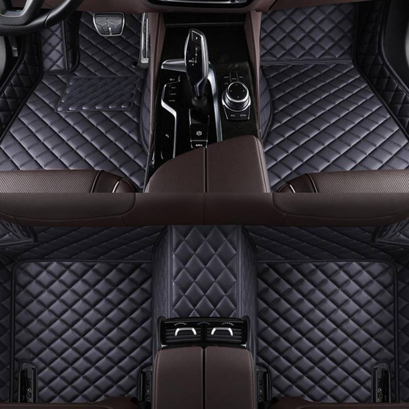 Auto FußMatten für Renault Captur 2014-2017 Autoteppich wasserdichte rutschfeste PU Leder voller bedeckter Schutz Advanced Liners,B1 von HNWYY