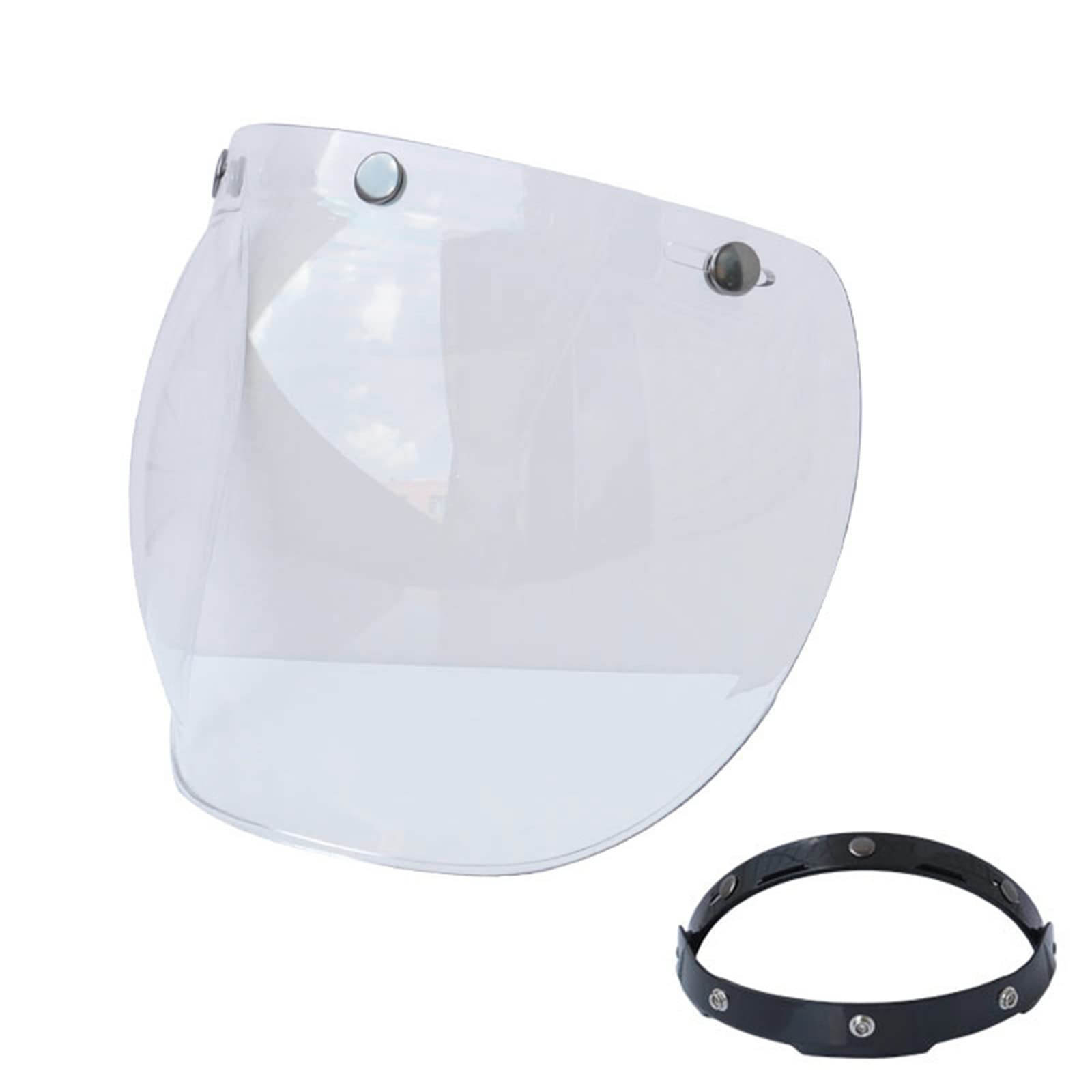 HNsdsvcd Motorräder Helm Visier Objektiv Windschutzscheibe Ersatz Für 3-Snap Vintage Helm Bubble Visier Objektiv HNsdsvcd Motorräder Helm Visier Objektiv Windschutzscheibe Ersatz Für 3-Snap Vintage Helm Bubble Visier Objektiv von HNsdsvcd