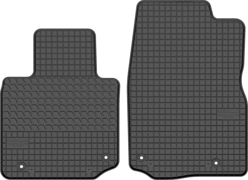 Vorne Gummi Fußmatten Gummimatten Satz für Mazda MX-30 von HOBBYCAR