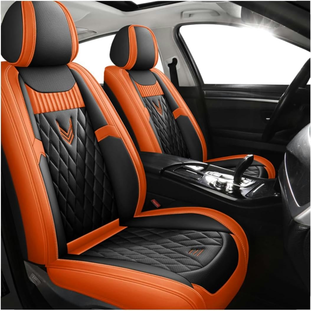 HOBIVA Sitzbezüge Auto Autositzbezüge Universal Set für BMW 3er 318d E90 330i E90 335i E90 328i E90 335d E90 Auto Zubehör,schwarzorange HOBIVA Sitzbezüge Auto Autositzbezüge Universal Set für BMW 3er 318d E90 330i E90 335i E90 328i E90 335d E90 Auto Zubehör,schwarzorange von HOBIVA