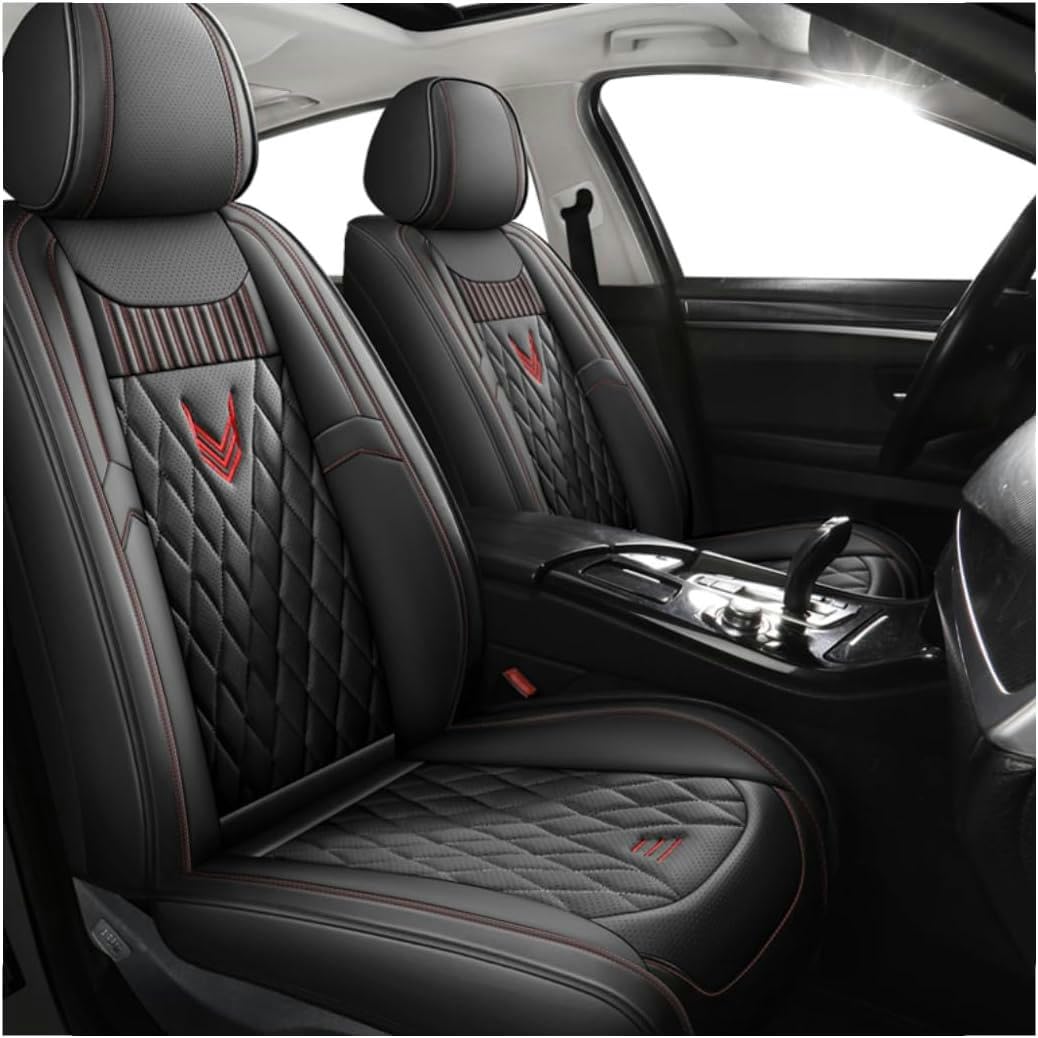 HOBIVA Sitzbezüge Auto Autositzbezüge Universal Set für Renault Clio Duster Clio 4 Espace Seat Leon Ibiza Mitsubishi Lancer X Pajero Outlander Auto Zubehör,Schwarz HOBIVA Sitzbezüge Auto Autositzbezüge Universal Set für Renault Clio Duster Clio 4 Espace Seat Leon Ibiza Mitsubishi Lancer X Pajero Outlander Auto Zubehör,Schwarz von HOBIVA