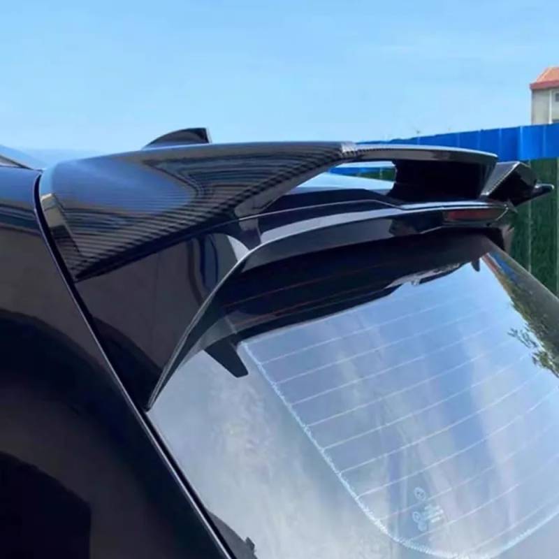 Auto Heckspoiler Spoiler für BMW X5 F15 2014-2018 Auto Kofferraum Dachspoiler Spoiler Körper Styling Außen Zubehör,Carbon Fiber Look von HOCAH