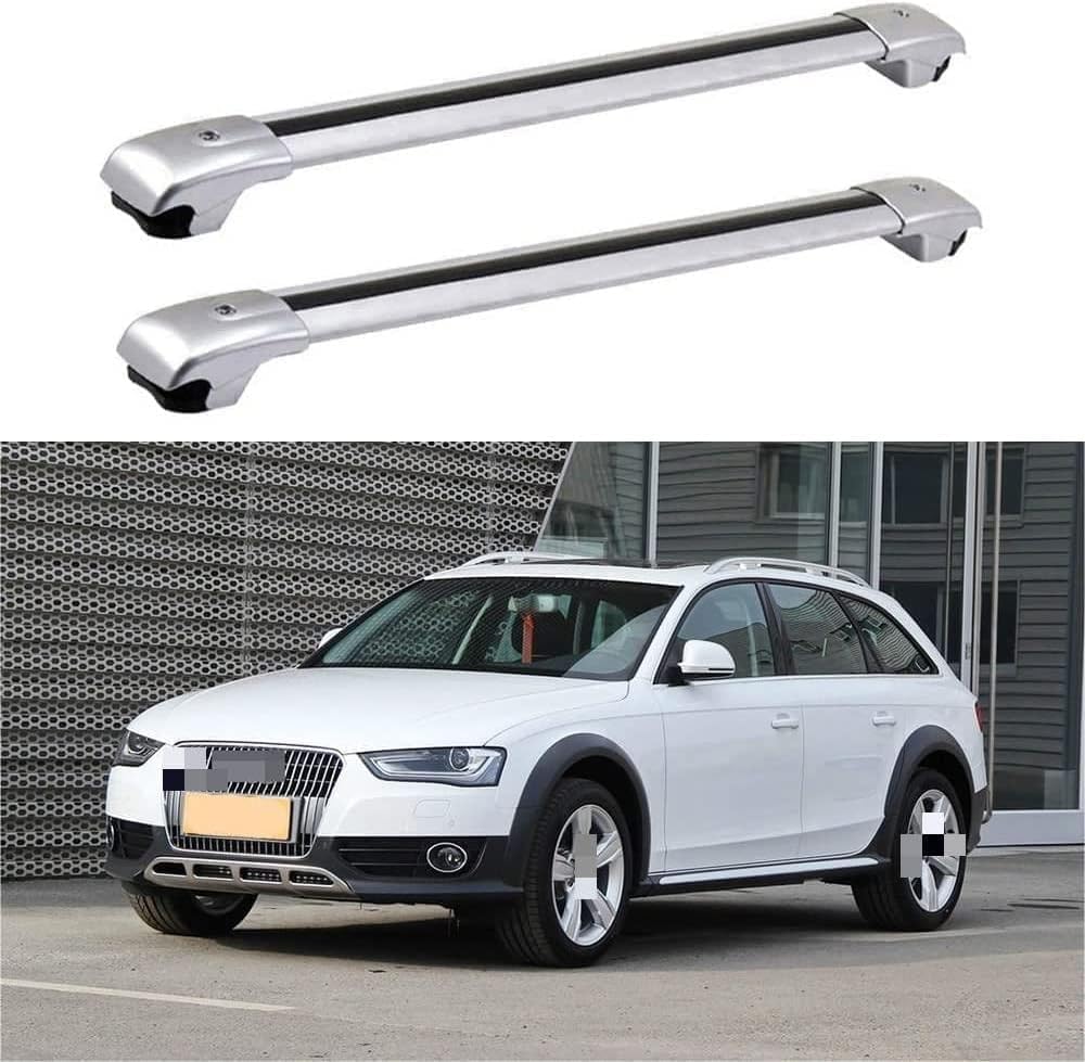 Auto Querträger Dachträger für Audi A4 Allroad (8KH, B8) 2009-2016, Dachreling, Gepäckträger, Querträger, Aluminiumlegierung von HOCAH