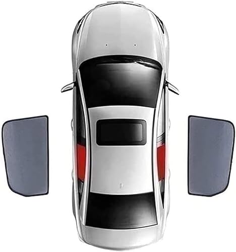 Auto-Seitenfenster-Sonnenschutz für Mazda CX-5 CX5 KE 2012-2017,Sonnenschutz Vordere und Hintere Seitenfenster, Lüftungsgitter-Sonnenschutz,B/2pcs-rear-doors von HOCAH