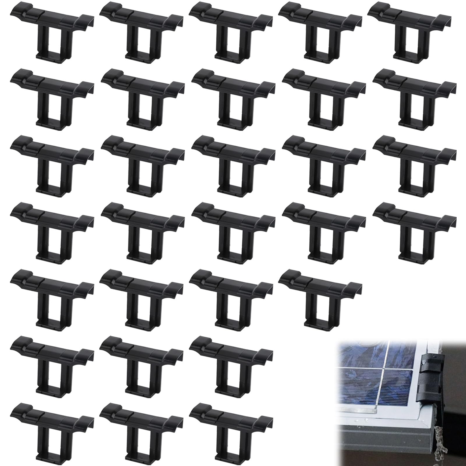 30 Stück Solarpanel Wasserablauf Clips, 35mm Solarpanel Schlammentfernungsclip PV Modul Wasserablauf Clips, Solarmodul Reinigungsclips, Entwässerung Clips für Photovoltaik Panel 30 Stück Solarpanel Wasserablauf Clips, 35mm Solarpanel Schlammentfernungsclip PV Modul Wasserablauf Clips, Solarmodul Reinigungsclips, Entwässerung Clips für Photovoltaik Panel von HOCUCHELAND